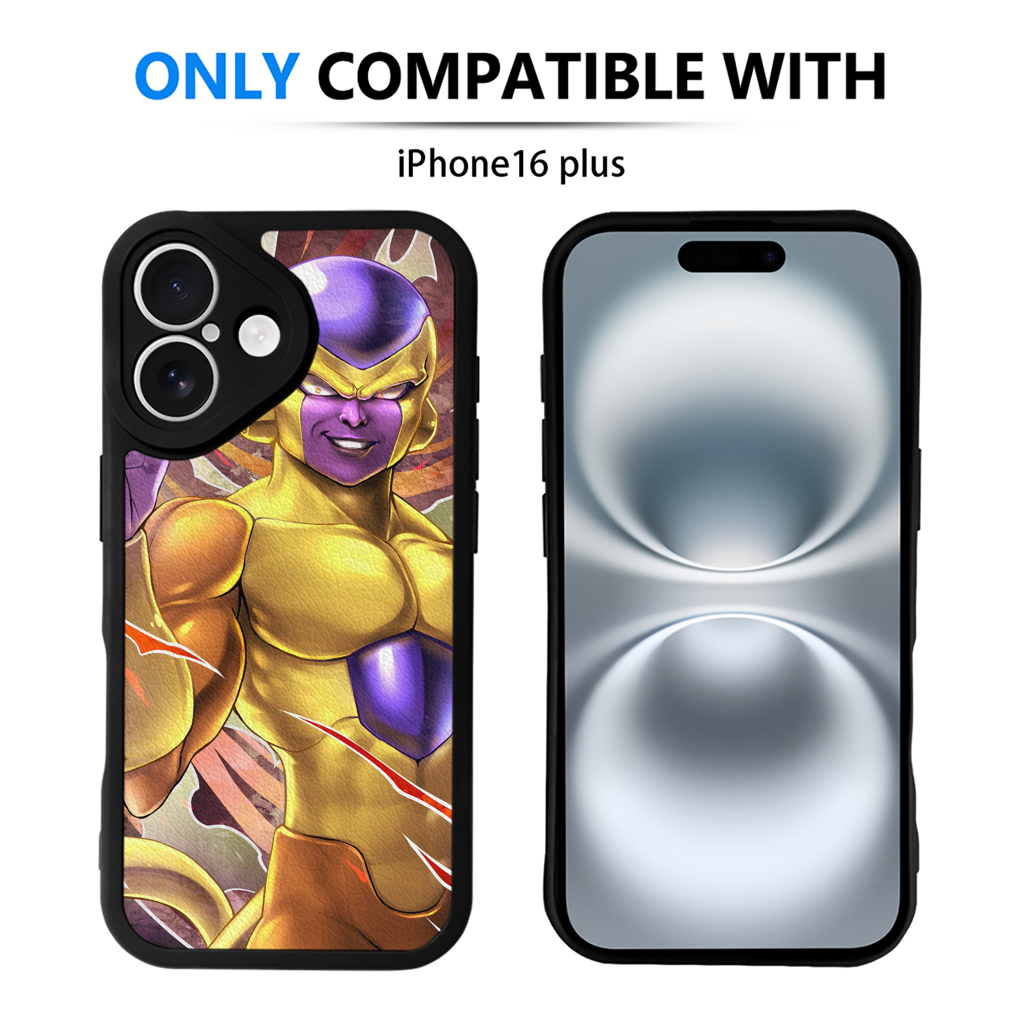 （画像用） ドラゴンボール DRAGON BALL 【iPhone 16シリーズ対応】シリコンスマホケース（レザー調） 材質：シリコン